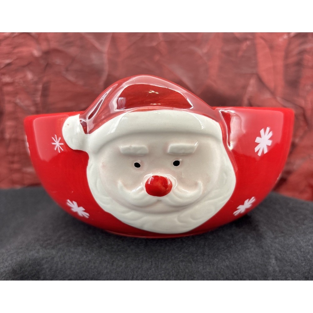 Tabletops Unlimited Santa Claus Raised Face Bowl Bed Bath & Beyond Ho Ho Ho